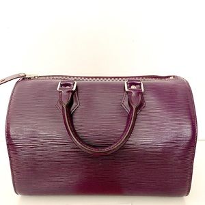Louis Vuitton EPI SPEEDY 25 Purple